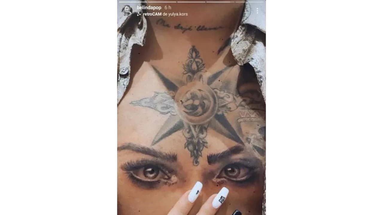 Aunque solo sean los ojos, es inconfundible que se trata de la mirada de Belinda.
<br>