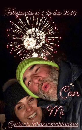 Mayrín Villanueva, conocida como Silvita, recibió el año de una manera muy romántica junto a Eduardo Santamarina.