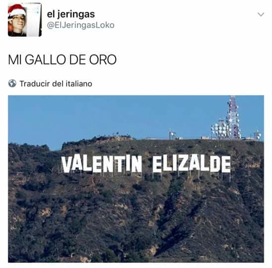 Este es otro meme dedicado al cantante, realizado por algún fanático del área de Los Ángeles, California.