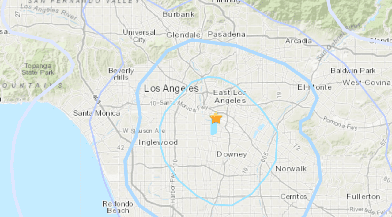 Sismo de magnitud 3.6 sacude al condado de Los Ángeles, el epicentro se reporta cerca de Maywood