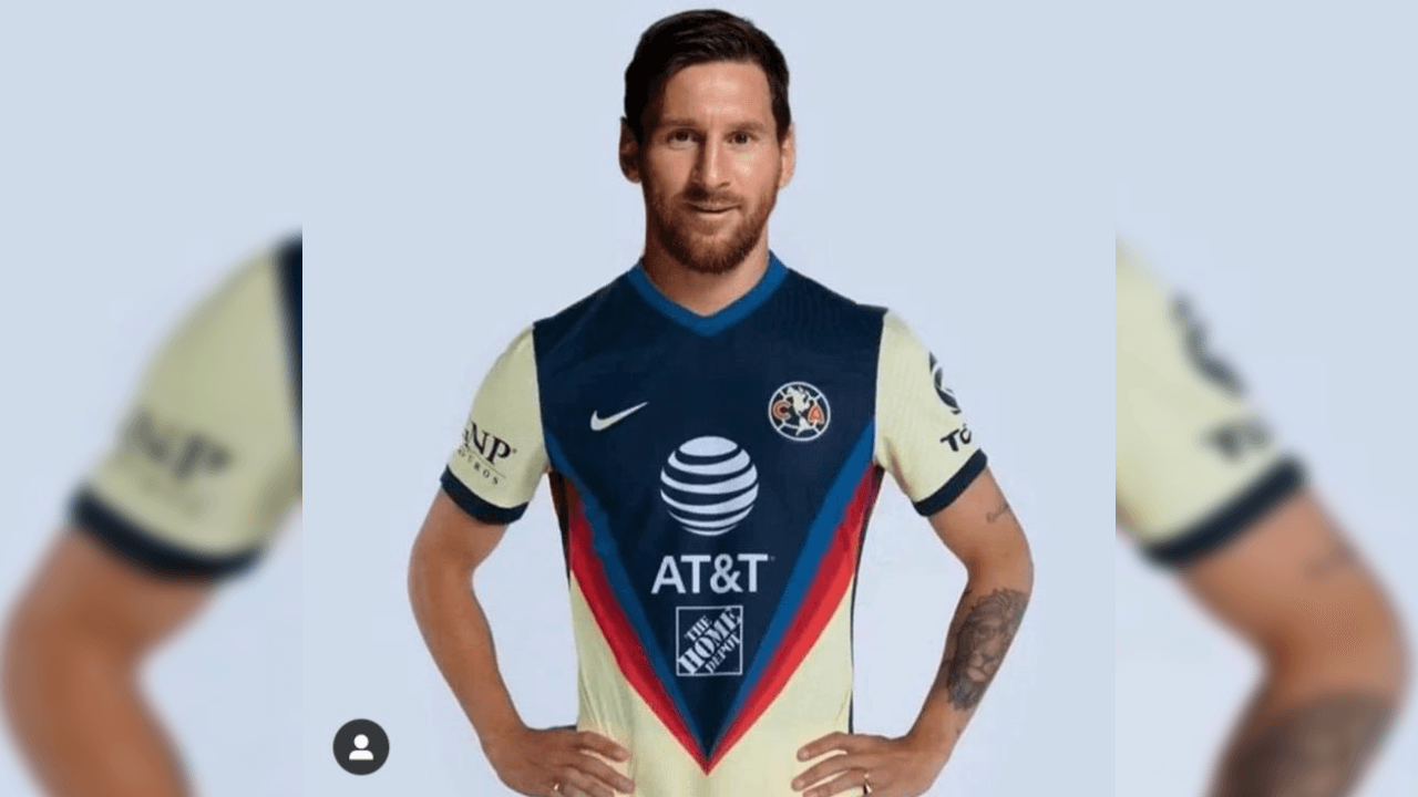 Messi con las ´Aguilas del América