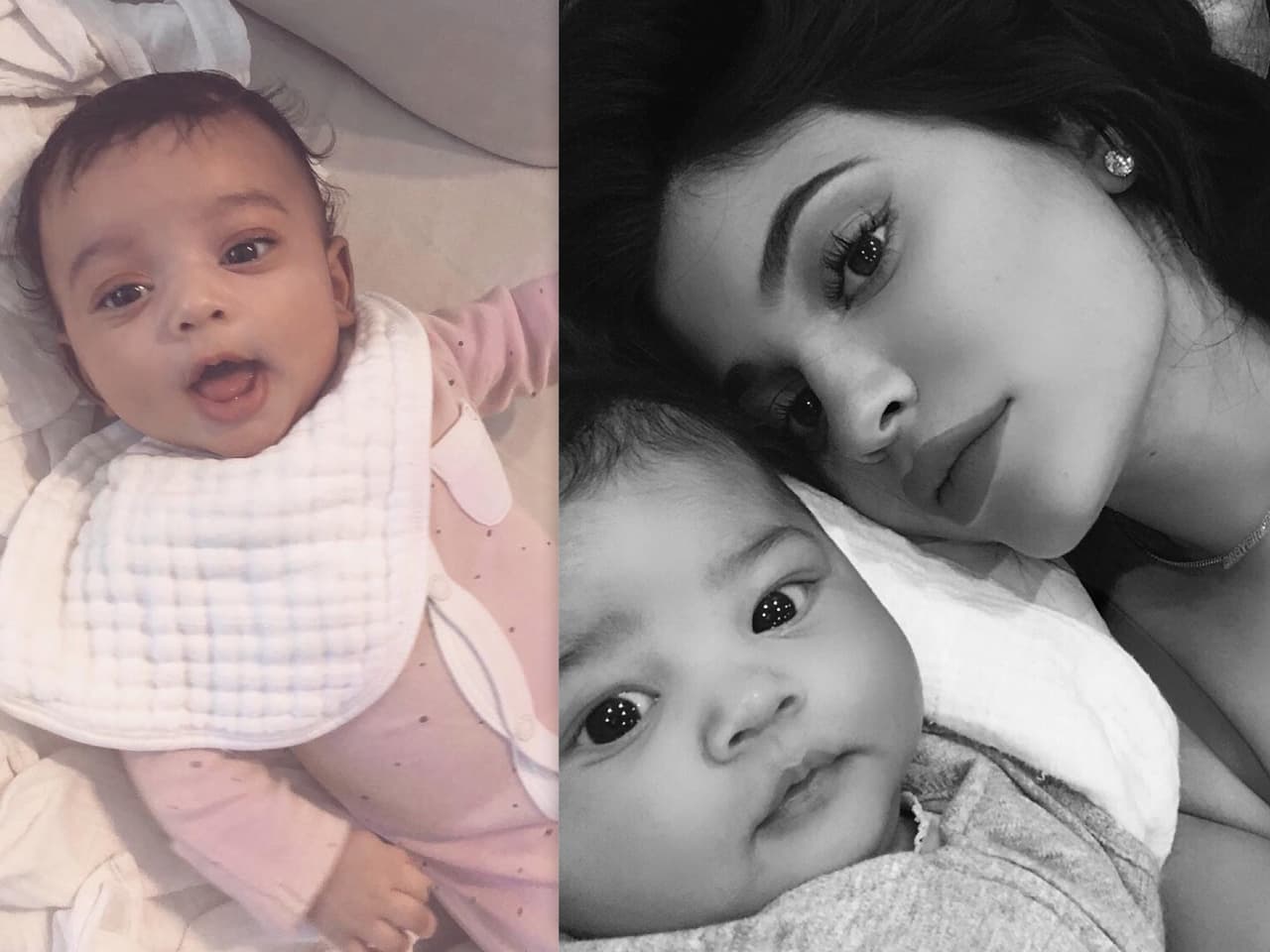 Primero fue Kim, con Chicago West, nacida el 15 de enero y luego Kylie Jenner, quien el 1 de febrero dio a luz a Stormi Webster