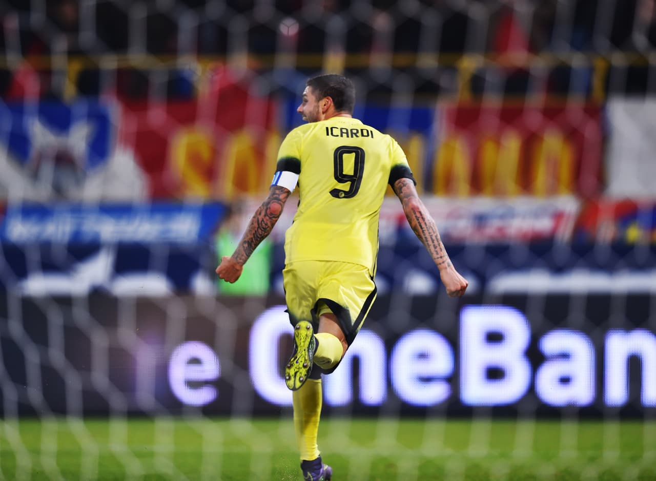 Mauro Icardi hace líder provisional de Italia al Inter de Milán en Bolonia