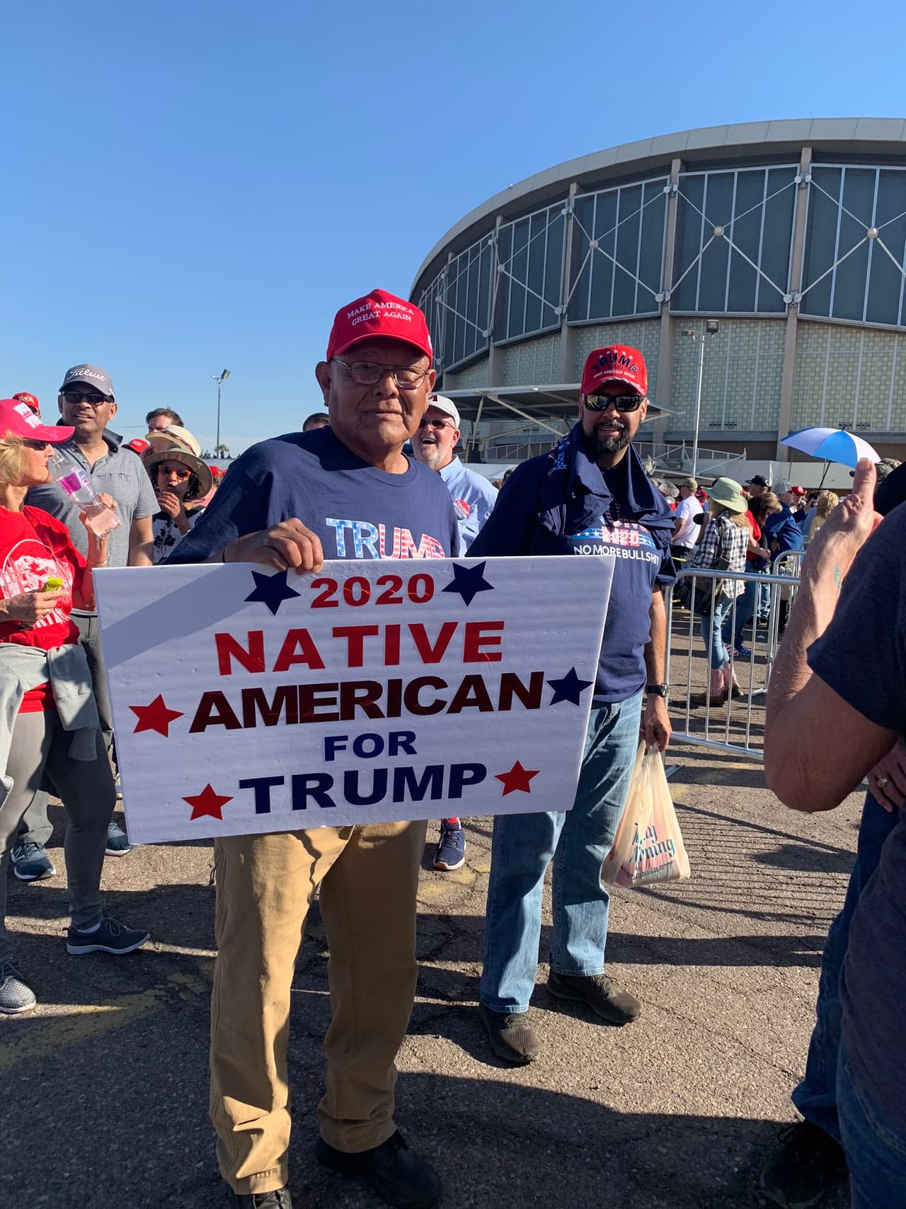 Simpatizante de Trump.
<br>