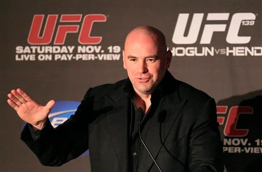 “Ari dijo que esta sería una pelea épica y que tenía que suceder, y Dana (foto) intervino en que estaba 100% por ciento de acuerdo con eso”, describe TMZ.