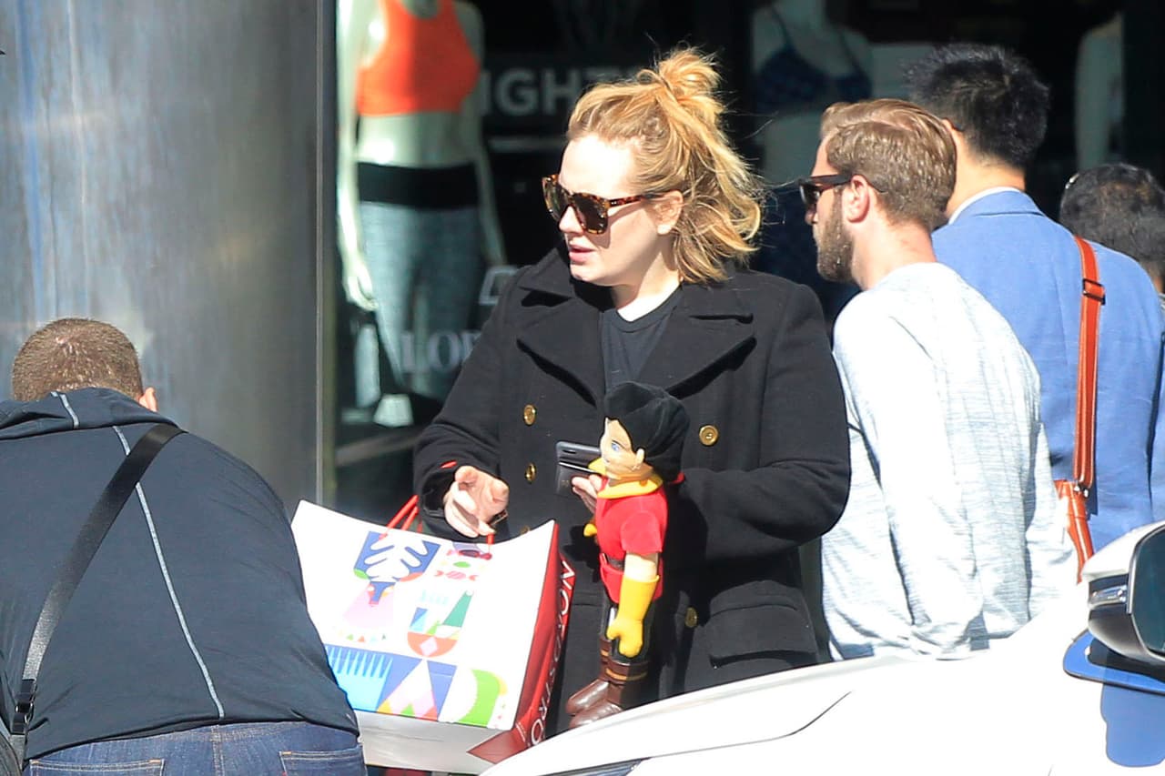 Adele ya está más que lista para la Navidad.
