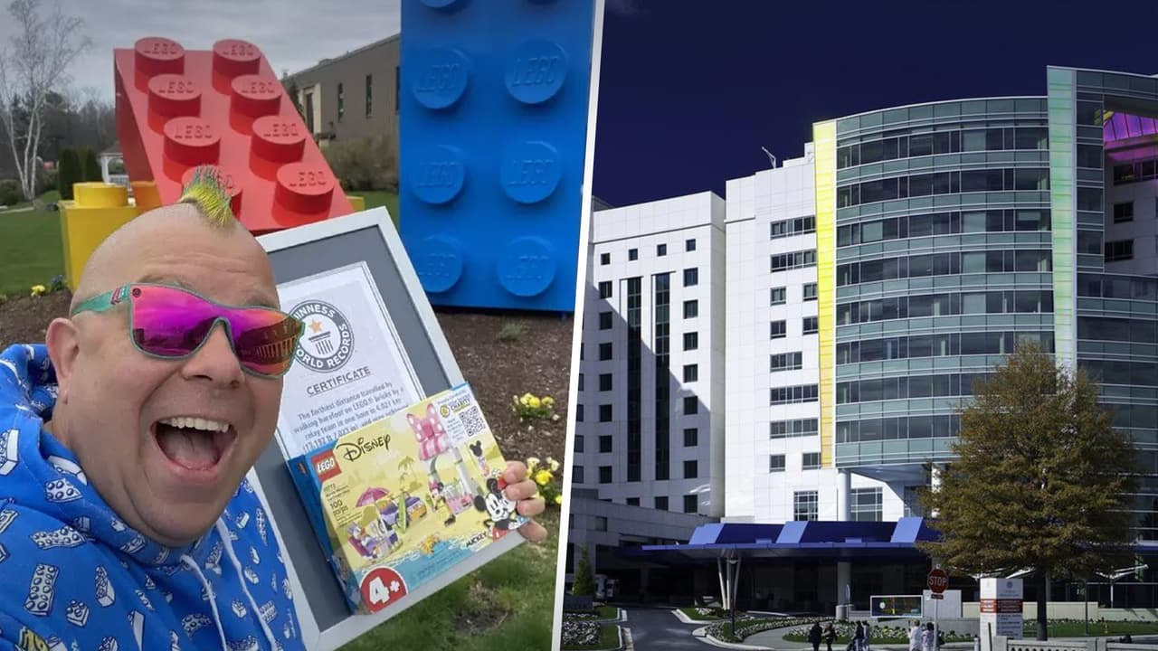 Estrella de TikTok dona LEGOs para pacientes del Levine Children's Hospital