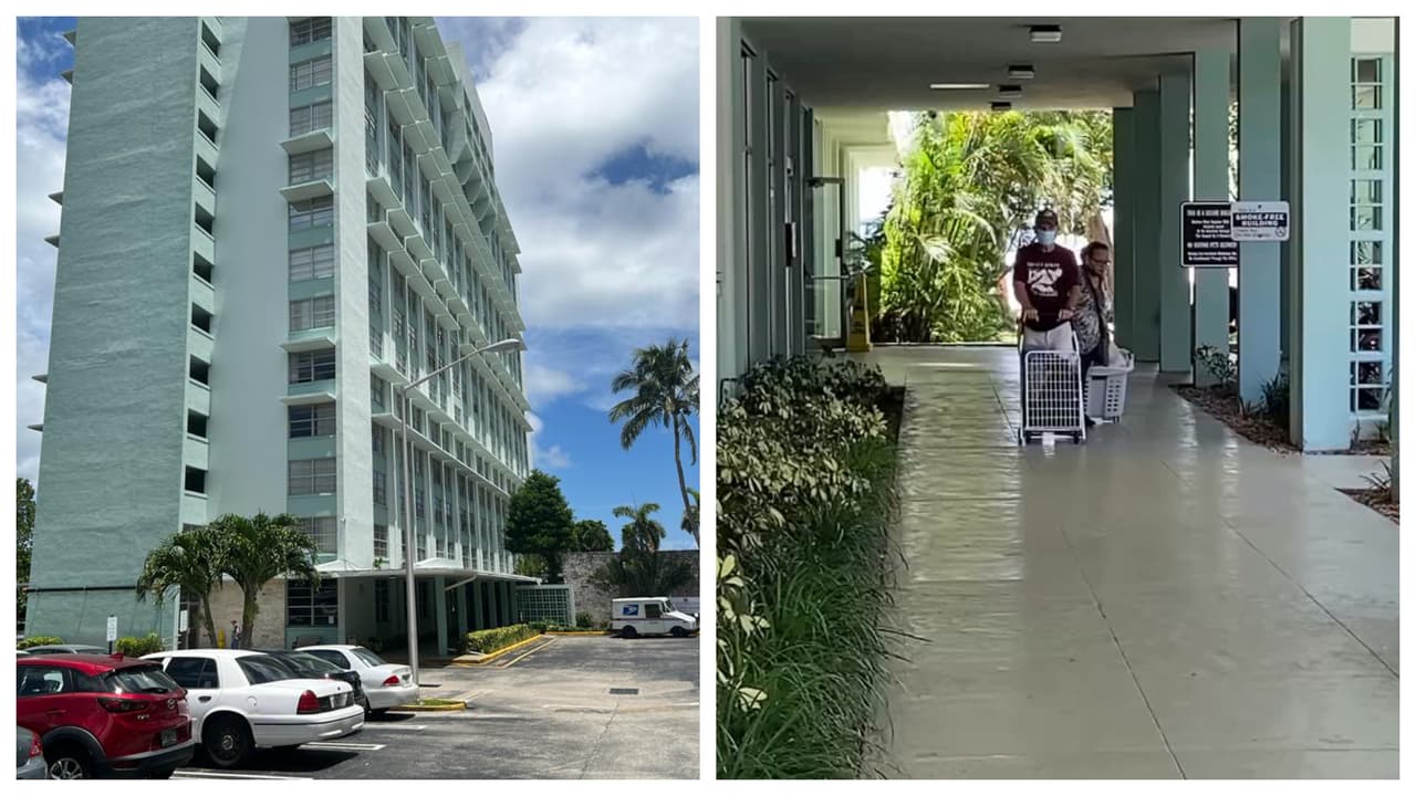 Personas de la tercera edad de un edificio en Brickell denuncian que llevan días sin aire acondicionado