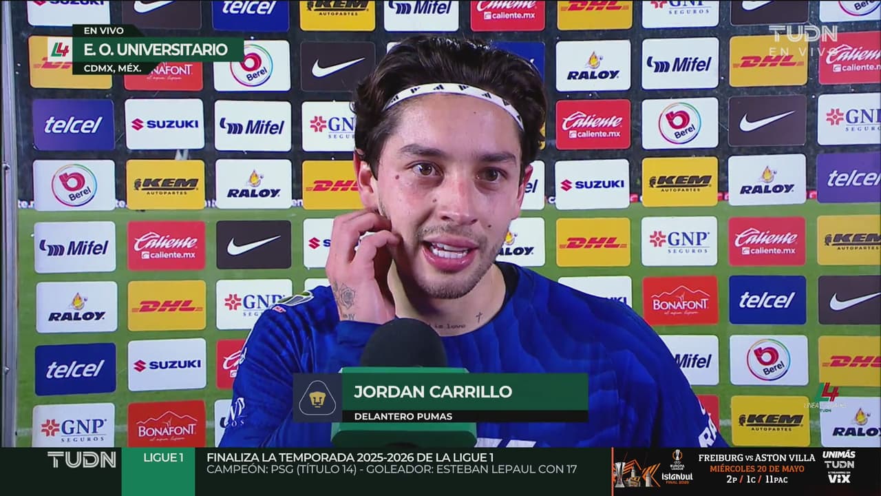 El 'héroe' de Pumas Jordan Carrillo da sus primeras palabras de la Final