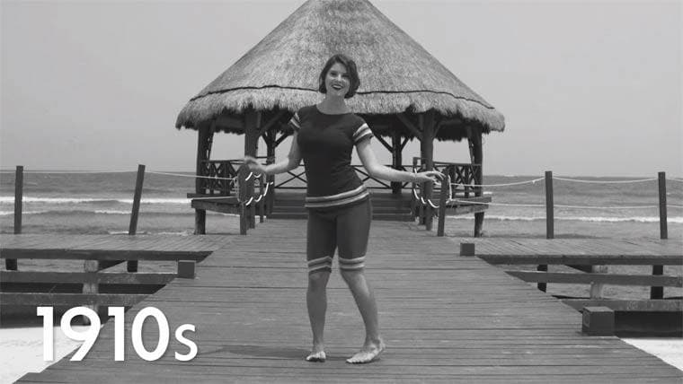 La moda ha evolucionado a través de los años y los bikinis son un ejemplo claro de esta evolución que nació alrededor de 1890.