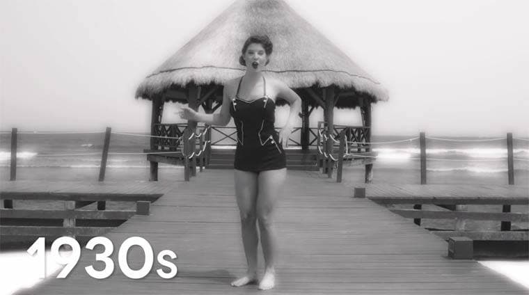 La moda ha evolucionado a través de los años y los bikinis son un ejemplo claro de esta evolución que nació alrededor de 1890.