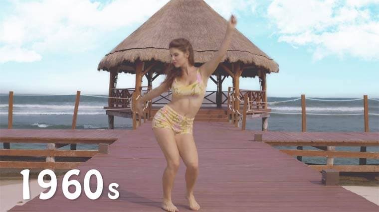 La moda ha evolucionado a través de los años y los bikinis son un ejemplo claro de esta evolución que nació alrededor de 1890.
