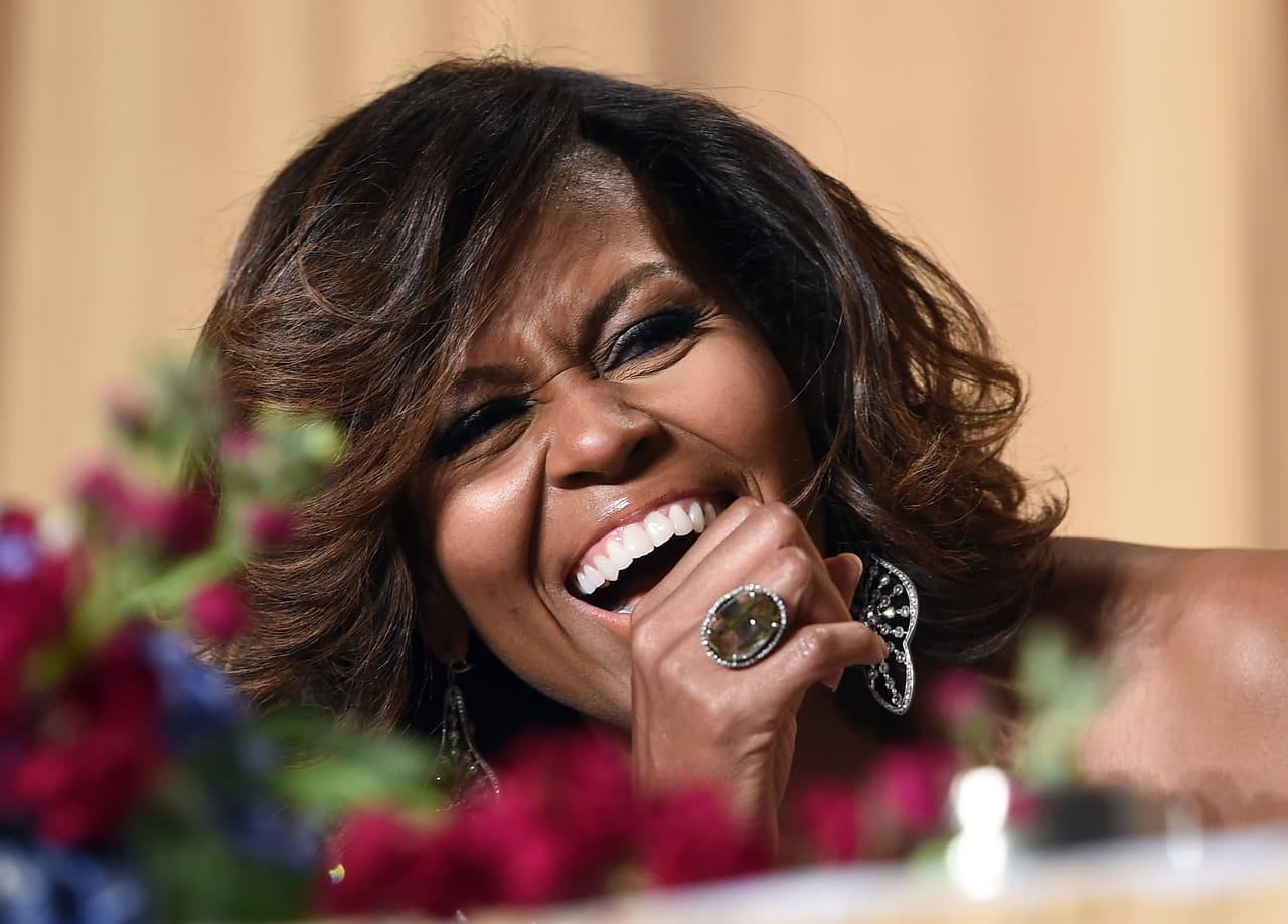 Al año siguiente, en la Cena de Corresponsales de 2014, la risa de Michelle se convirtió en el mejor resumen de la noche.