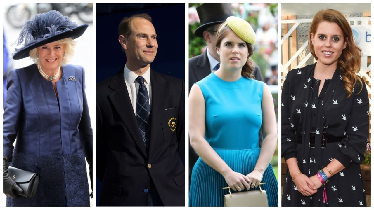 Le siguen Camilla Parker, el príncipe Eduardo y las princesas de York Eugenie y 
<a href="https://www.univision.com/famosos/el-coronavirus-arruino-sus-planes-la-princesa-beatrice-y-edoardo-mapelli-cancelan-la-recepcion-de-su-boda-en-buckingham-fotos">Beatrice</a>, en los lugares 11, 12, 13 y 14, respectivamente.
<br>