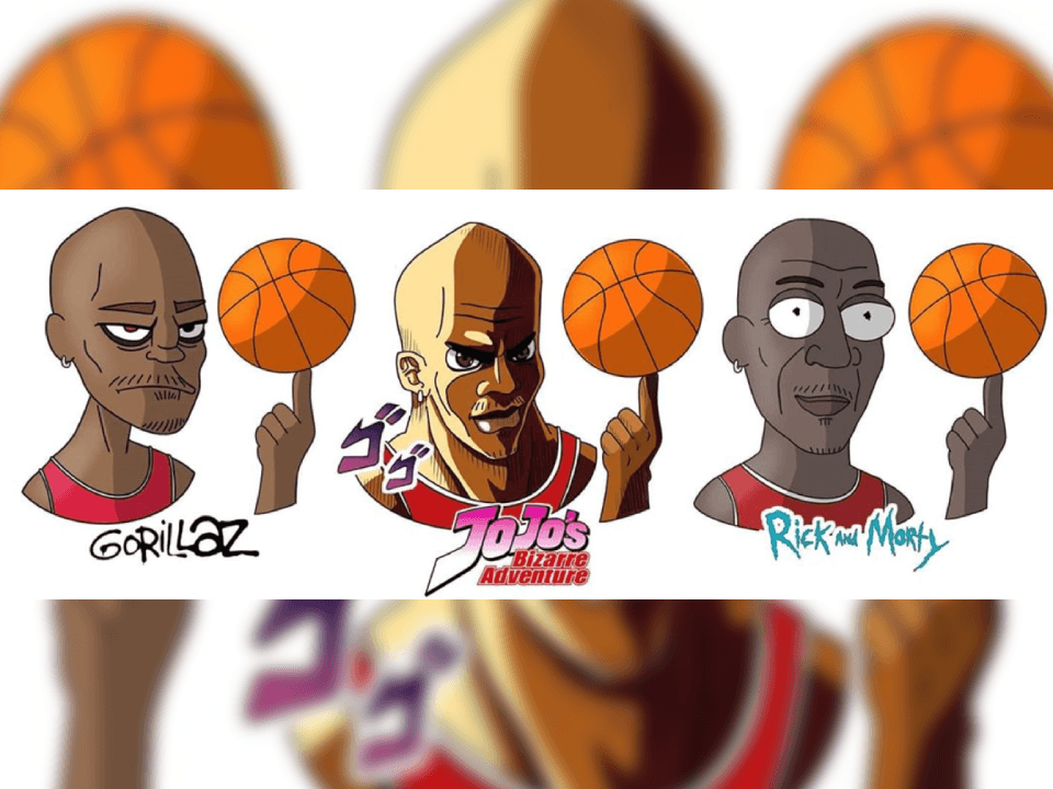 DinoTomic es un artista gráfico que dibuja diferentes personajes imaginando cómo se verían en diferentes series y caricaturas, esta vez ilustró a Michael Jordan, Scottie Pippen y Dennis Rodman, ex estrellas de Chicago Bulls.