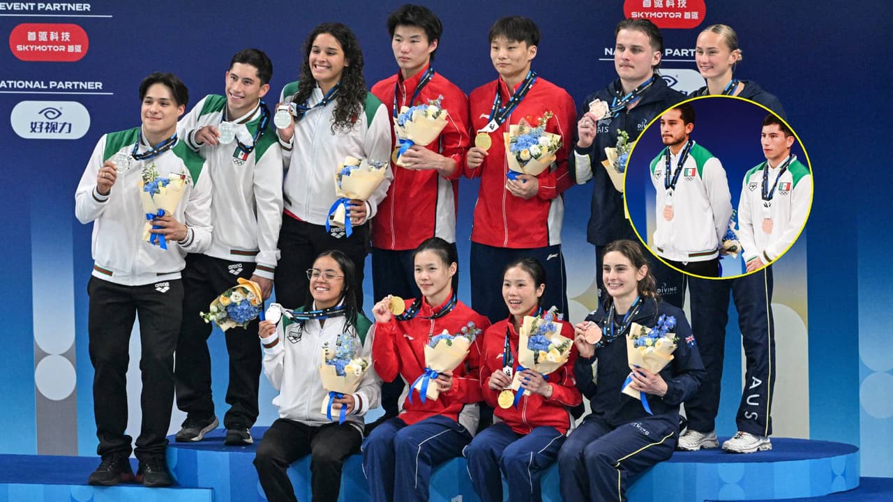 México gana dos platas y un bronce en la Super Final de la Copa del Mundo de Clavados