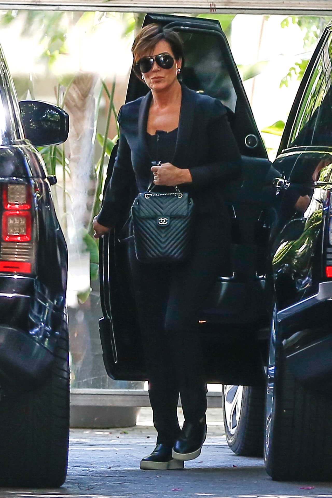 Por último arribó Kris Jenner.