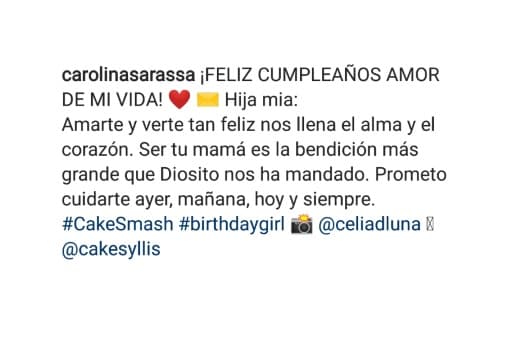 La periodista colombiana le hizo la promesa de velar por su bienestar durante toda su vida.