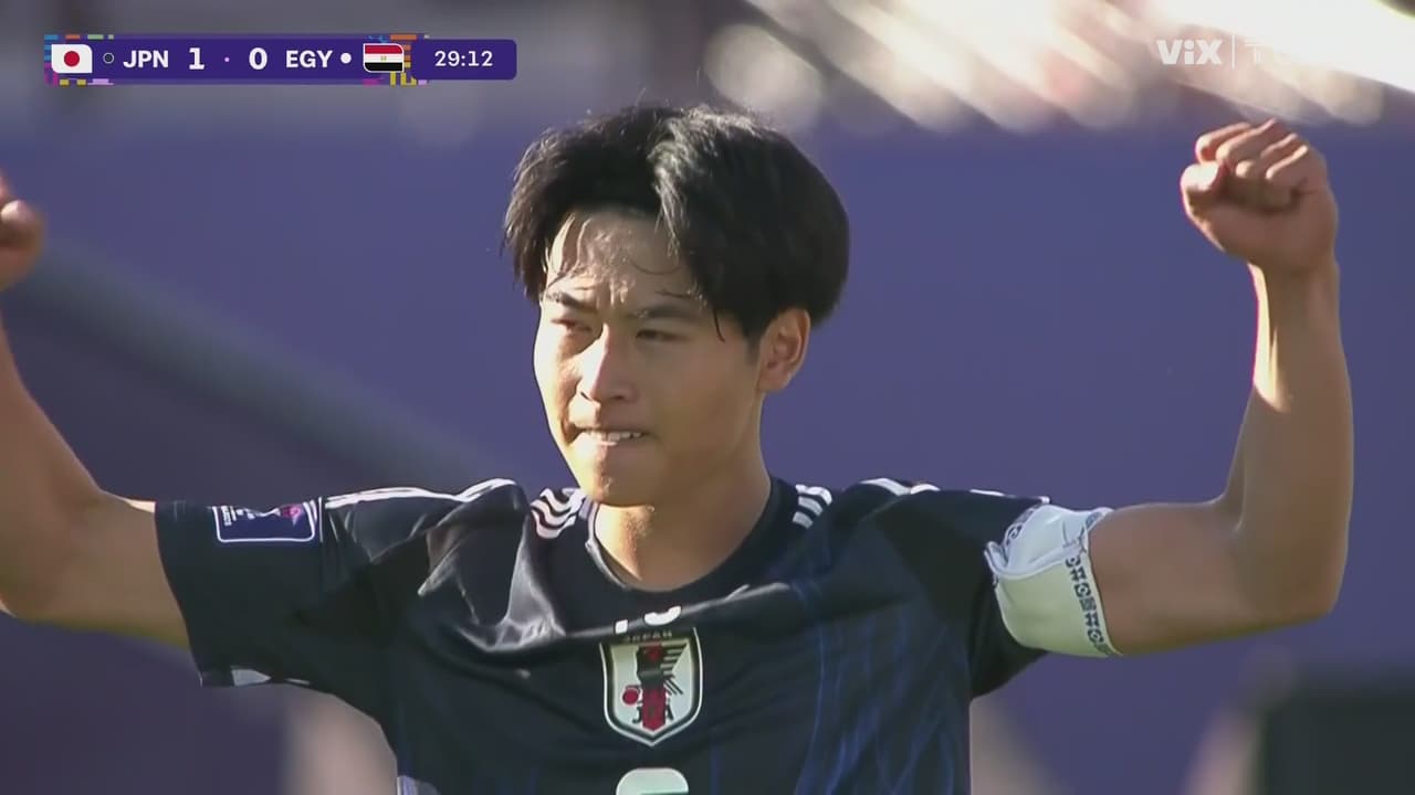 ¡Gol de Ichigara! Japón abre el marcador 1-0 sobre Egipto con penal en el Mundial Sub-20