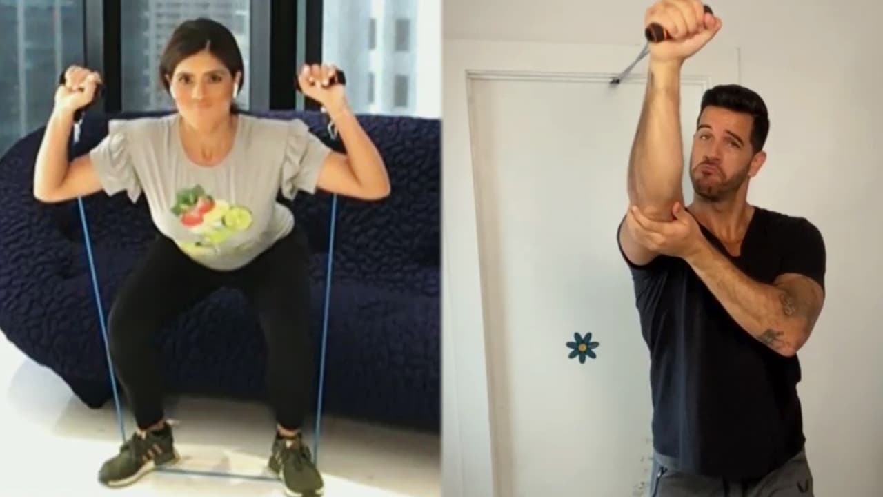 Otra opción son los 
<a href="https://www.univision.com/shows/despierta-america/ejercicios-con-ligas-francisca-y-yisus-nos-muestran-los-errores-que-podemos-evitar-al-usarlas-correctamente-video">ejercicios con ligas</a>. Fran y Yisus nos muestran cómo hacerlos correctamente.