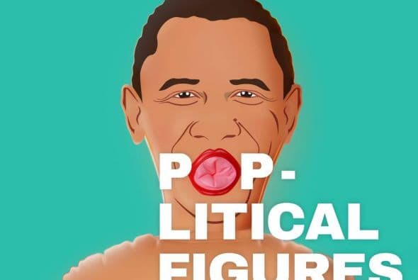 Combinar elementos de pop art con personajes políticos del mundo se ha convertido en una firma de Saint Hoax. Aquí otro de sus trabajos donde muestra a Barack Obama. Cortesía de Saint Hoax.