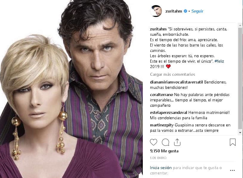 En febrero de 2017, Zurita anunció que se alejaría temporalmente de la actuación para cuidar a tiempo completo de Christian Bach, la actriz se había mantenido lejos de los escenarios por un largo tiempo, dando pie a múltiples especulaciones.