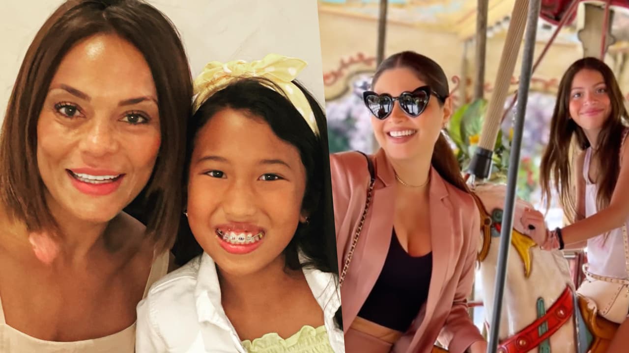 Ilia Calderon y Chiqui Delgado compartieron una noche en La Casa Blanca junto a sus hijas
