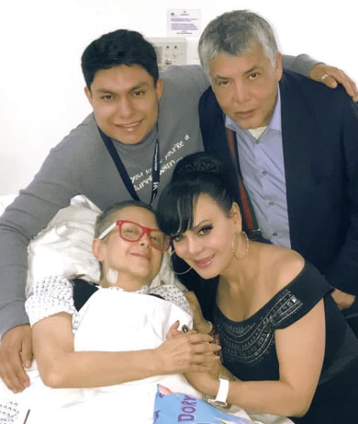 Sin embargo en 2016 el cáncer regresó pero ahora en los pulmones y continuó con quimioterapia.