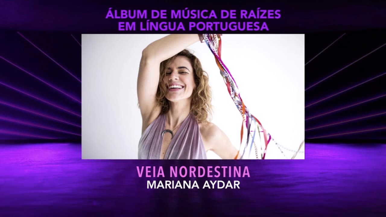 Mejor Álbum de Música de Raíces en Lengua Portuguesa fue ‘Veia nordestina’ de Mariana Aydar.