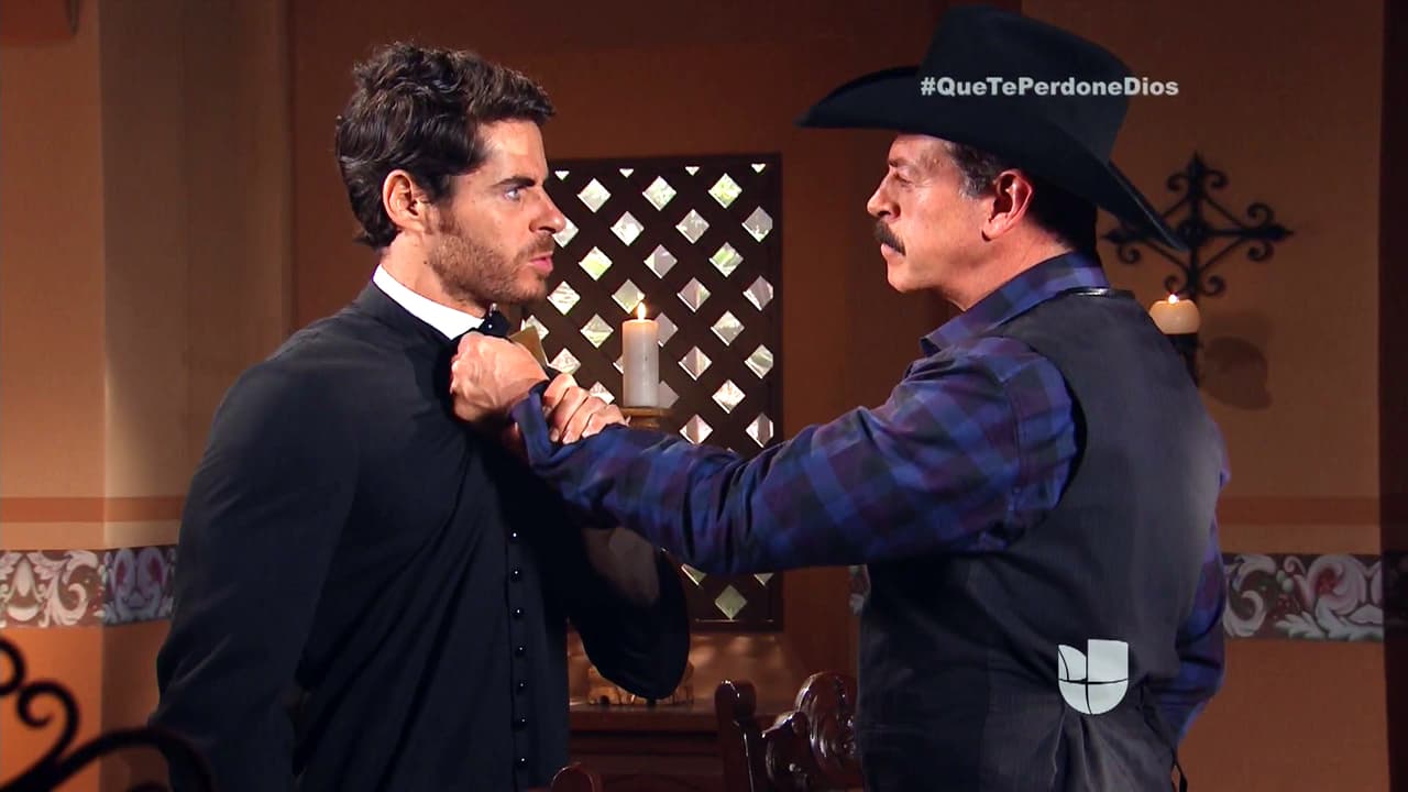 El padre Tomás sabe muchos de los crímenes que Fausto ha cometido y no se dejará manipular.