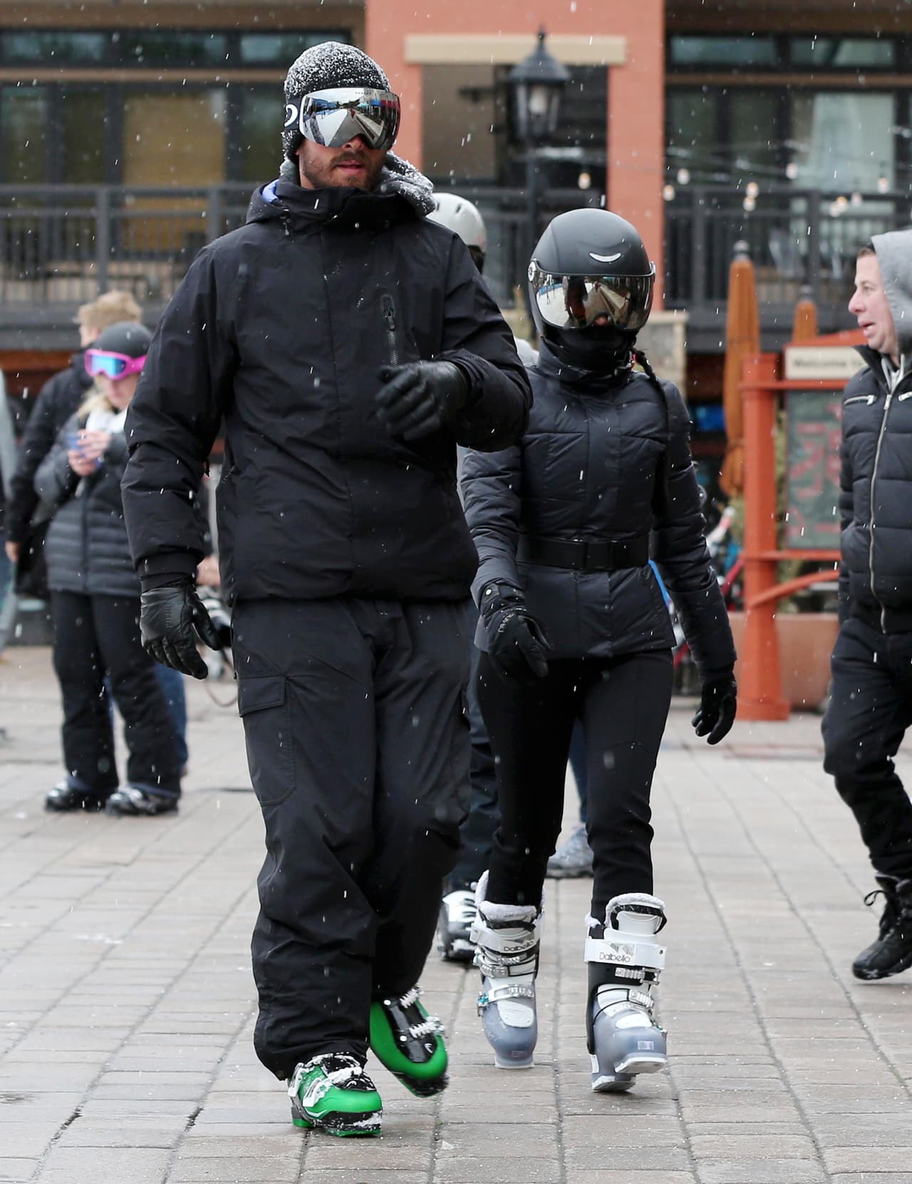 En esta imagen Kourtney Kardashian con Scott Disick.