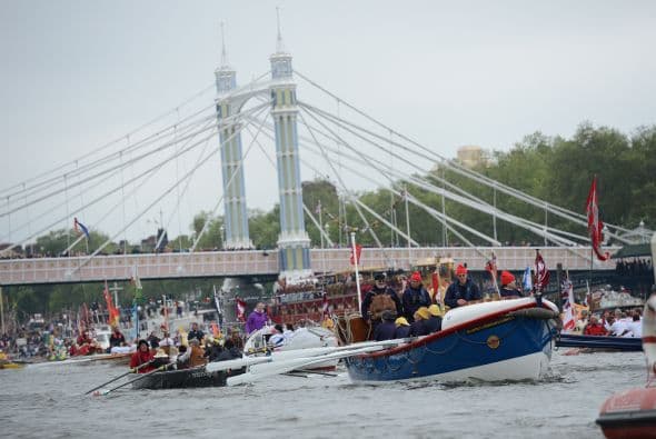 350 A'OS- Pasaron 350 años desde que Londres vio por última ocasión un desfile fluvial de tal magnitud.