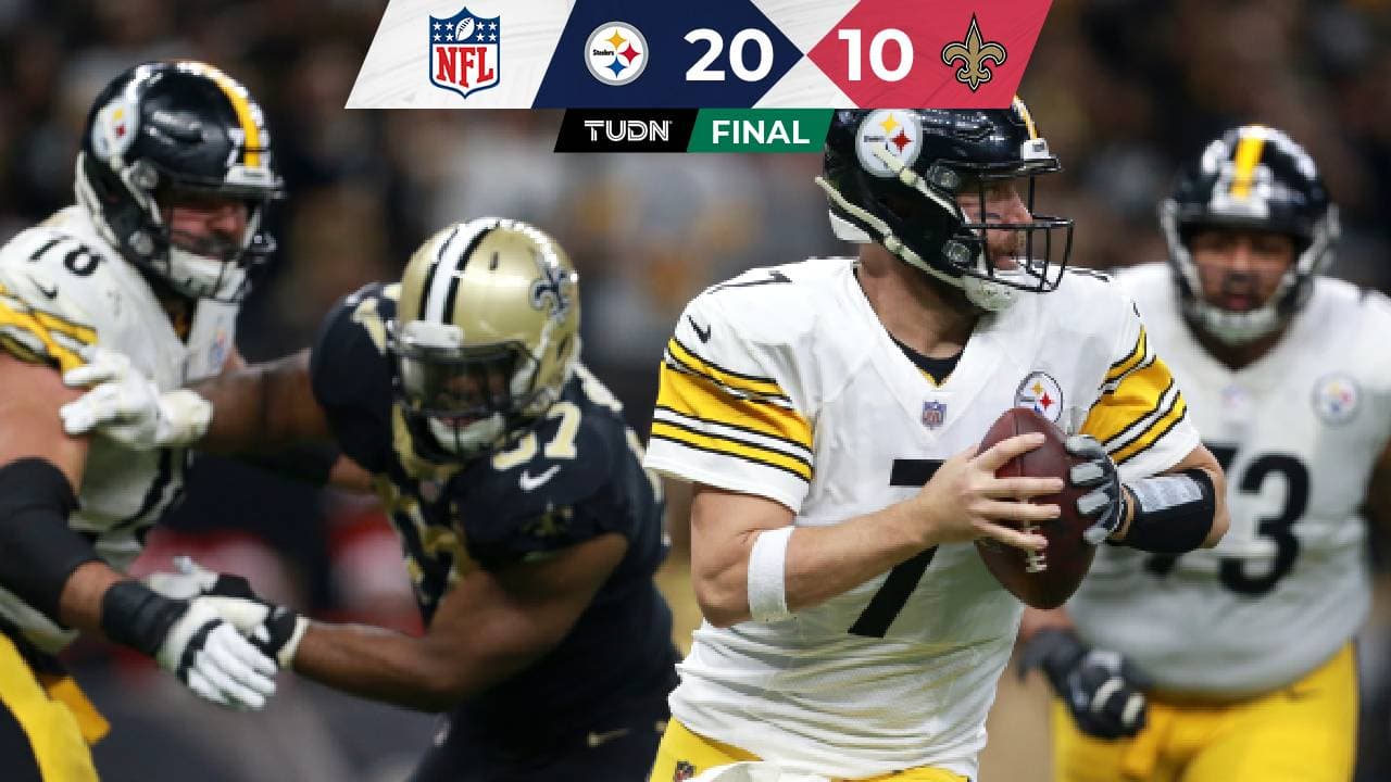 Steelers consigue su tercera victoria del año frente a Nueva Orleans