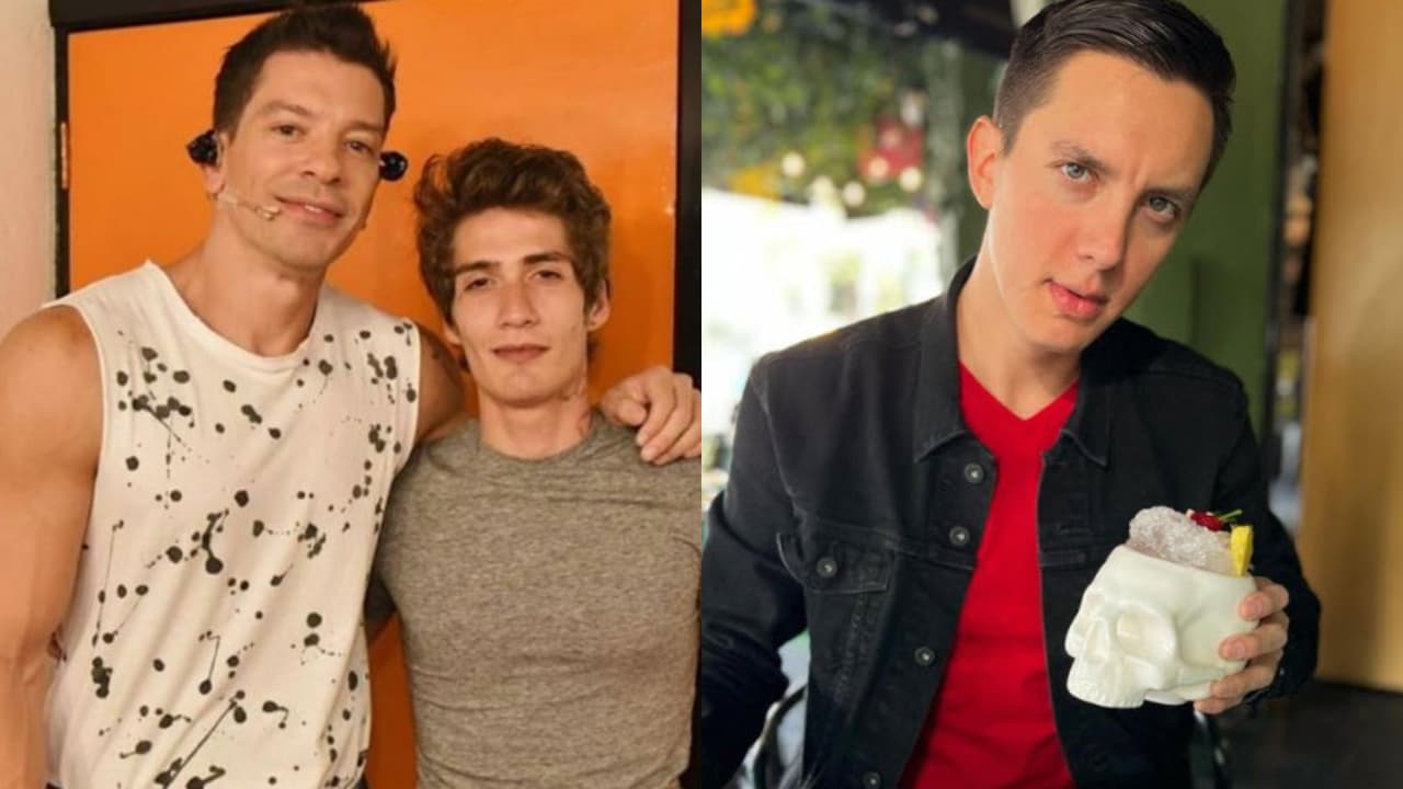 Tristan Othón Fierros, el hijo mayor de Yahir, vuelve al contenido sexualmente explícito con el cantante Erick Zepeda (derecha).