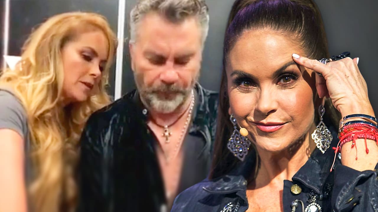 Ante su ex Mijares, Lucero responde si se vale que los amigos se besen en la boca