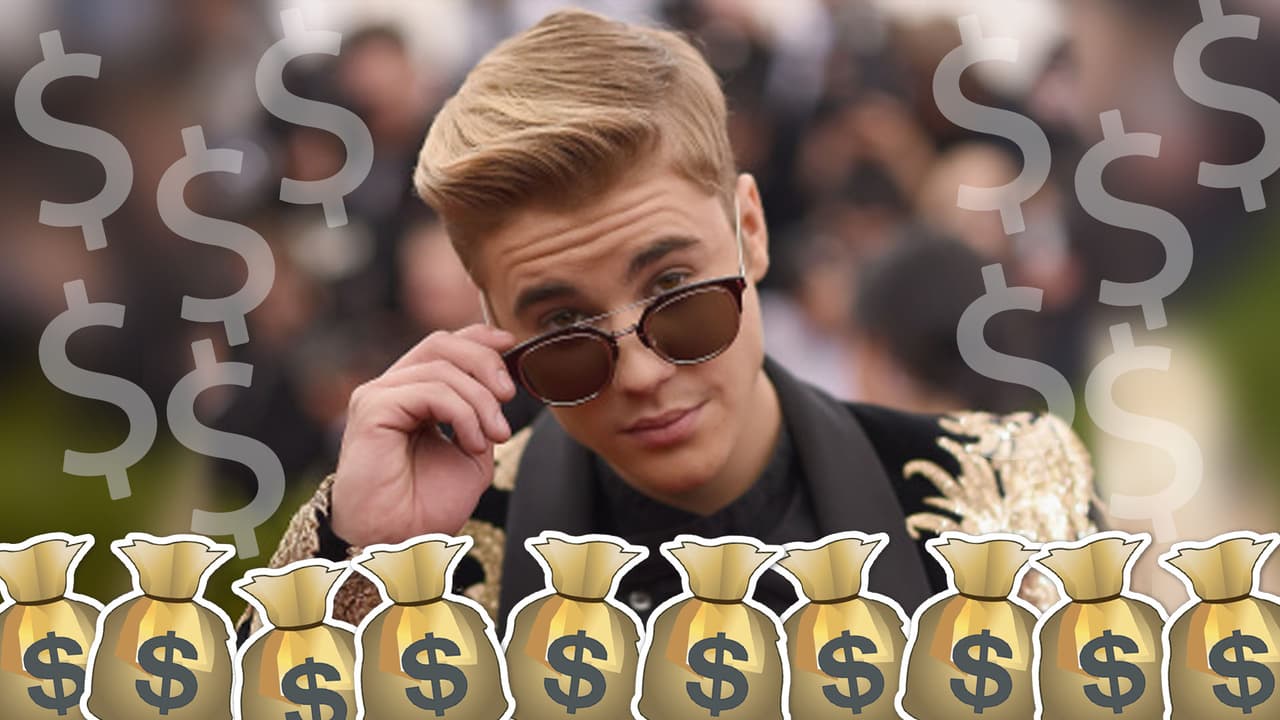 Justin Bieber es uno de los cantantes que ha logrado un triunfo impresionante y los miles de dólares lo comprueban.