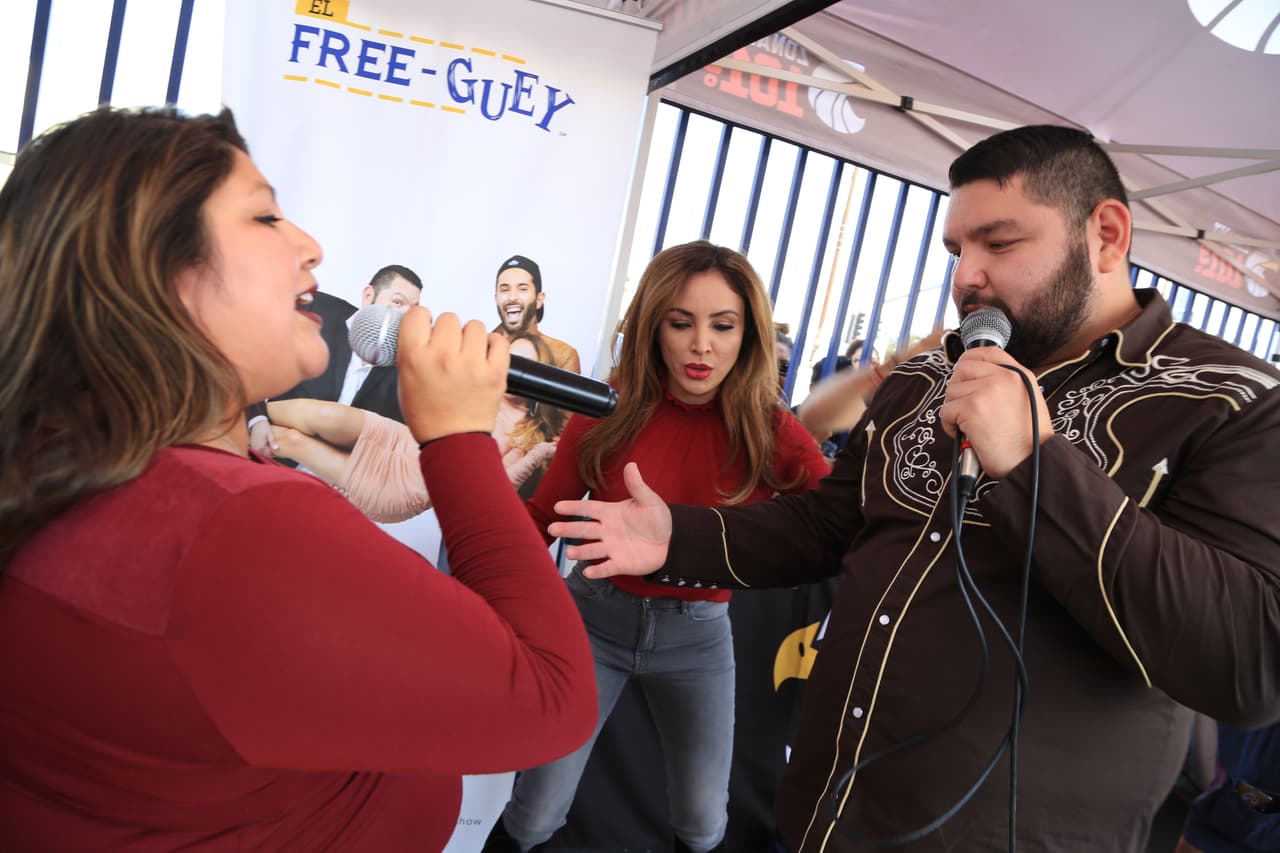 El Free-guey show es muy querido por su público y estas fotos lo demuestran.