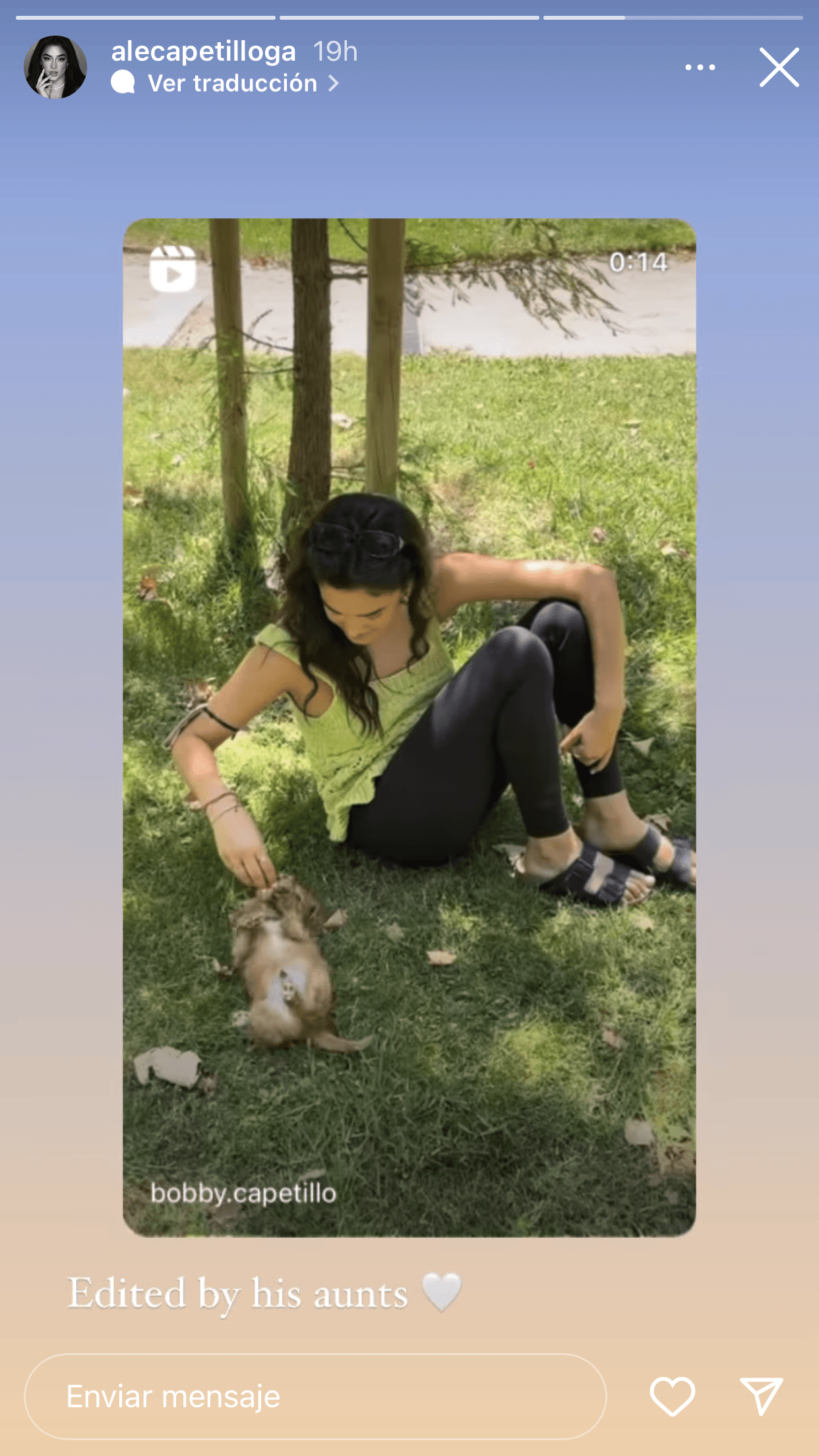 La joven recibió casi un centenar de mensajes y la gran mayoría de ellos se unieron al festejo virtual de Bobby.
<br>