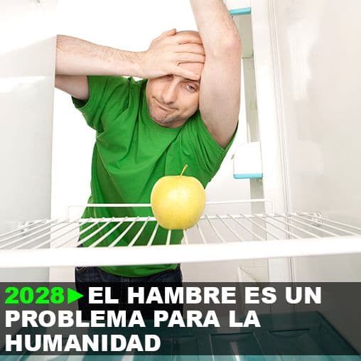 2028: El hambre paulatinamente se convierte en un problema para la humanidad.