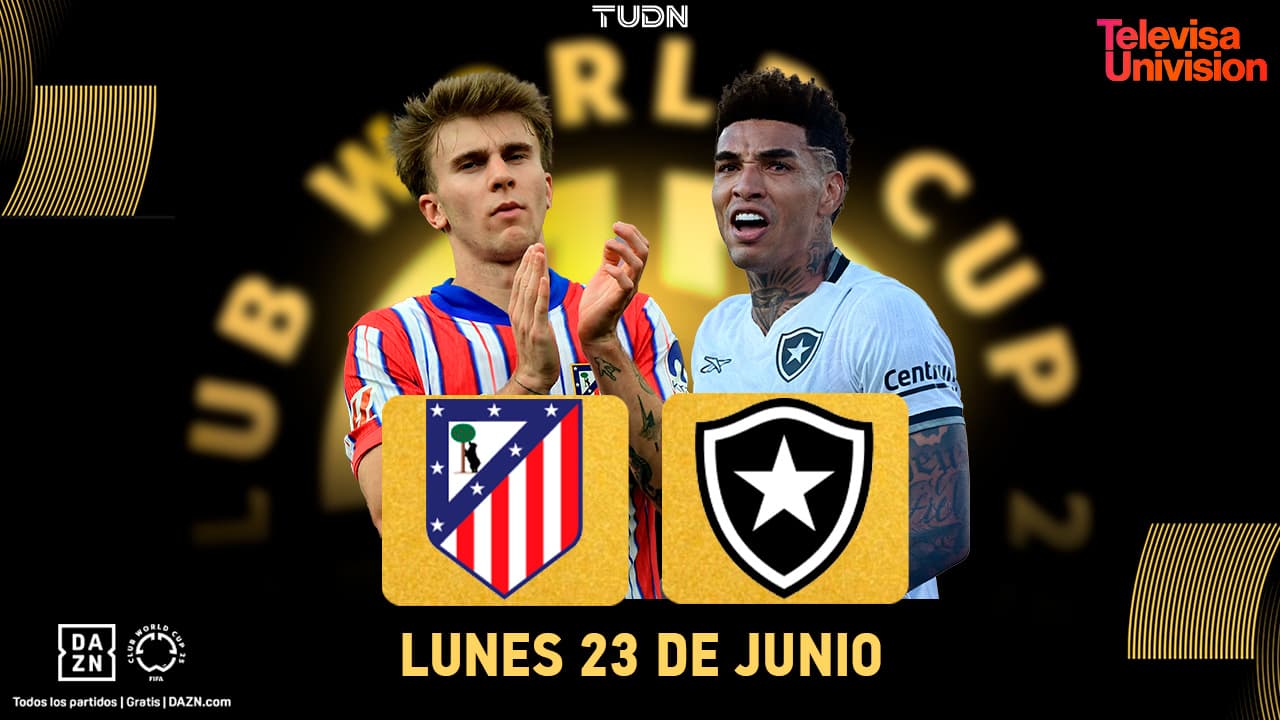 Así puedes ver el Atlético de Madrid vs. Botafogo del Mundial de Clubes