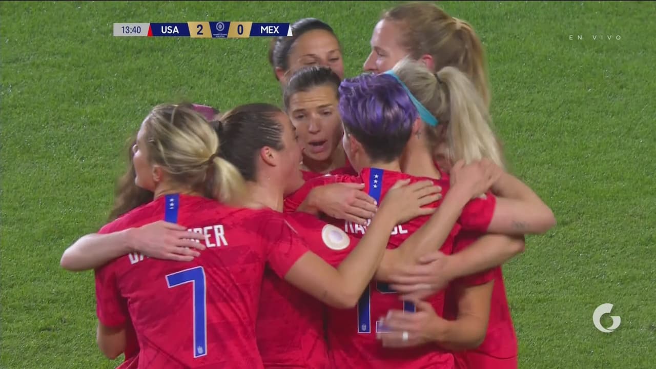 ¡Son letales! Tobin Heath saca un zapatazo para el 2-0 de USA