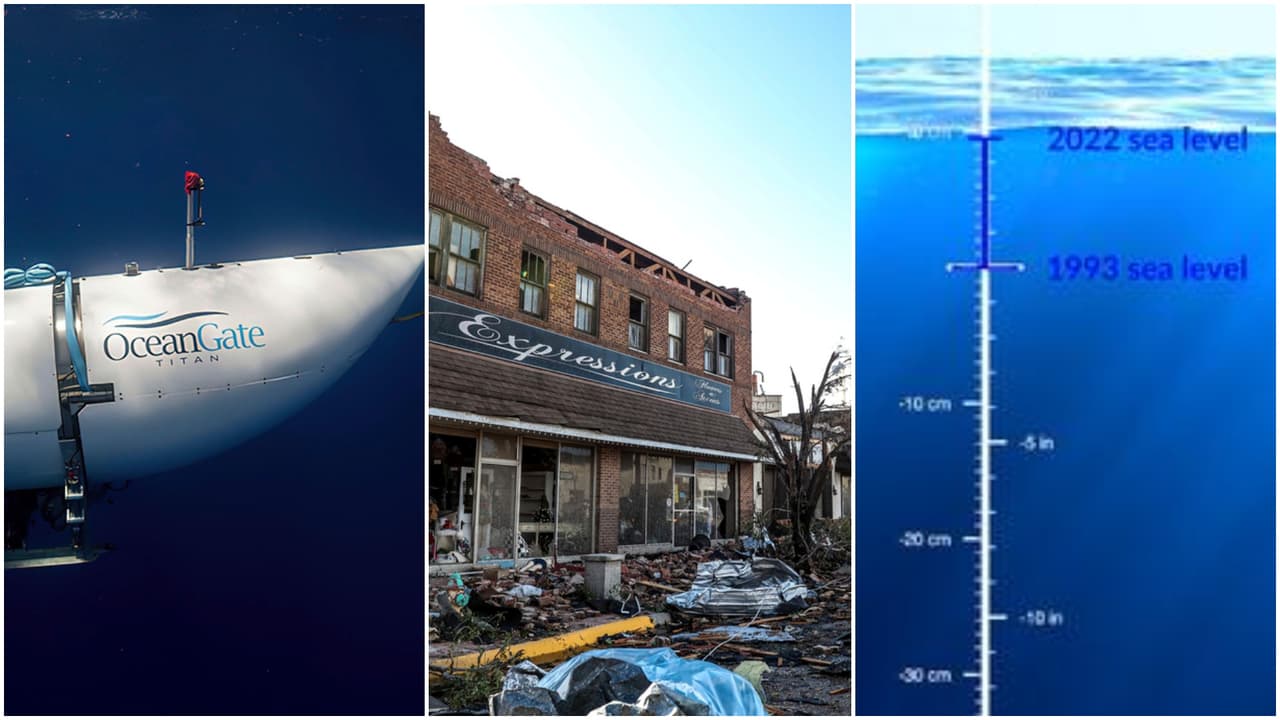 Desaparición e implosión del Titán, impactante video de la NASA y un mortal tornado en Texas: los videos que marcaron la semana