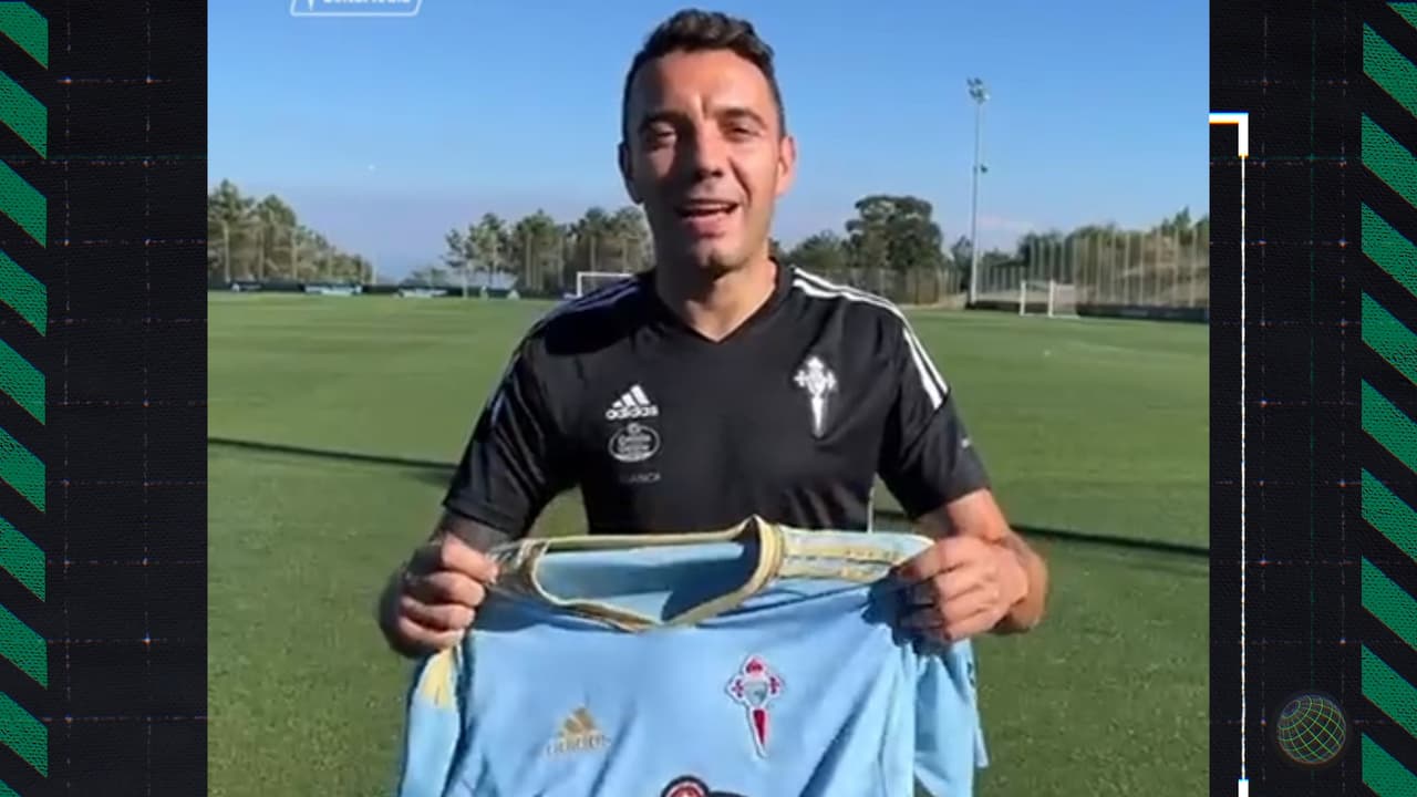 Iago Aspas espera la camiseta de Pepe Navarro, canterano de Pumas