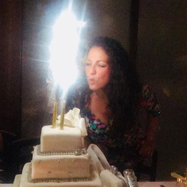 La festejada pasó un lindo día, así lo reveló en las redes sociales: "¡El más feliz de los cumpleaños porque es un año más de vida con tanto amor!".