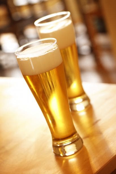 Se supone que consumían 135 oz (unos 4 litros) de cerveza por día.