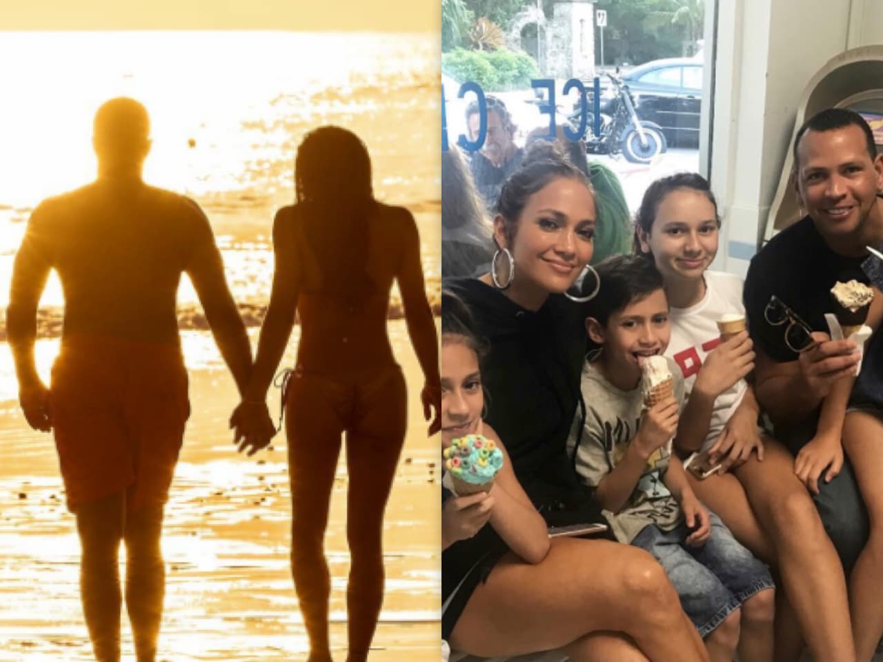 Y mientras Jennifer López disfruta junto a sus hijas y Alex Rodríguez en Miami, “Brother Love” disfrutó del atardecer junto a su actual novia Cassie Ventura.