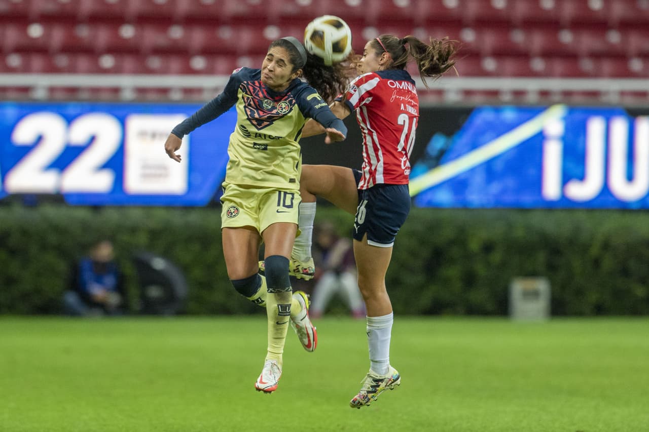 during the game Guadalajara vs America, corresponding to Quarterfinal second leg round match of Torneo Apertura Grita Mexico A21 of the Liga BBVA MX Femenil, at Akron Stadium, on December 06, 2021. 
<br>
<br> durante el partido Guadalajara vs America, correspondiente al partido de vuelta de Cuartos de Final del Torneo Apertura Grita Mexico A21 de la Liga BBVA MX Femenil, en el Estadio Akron, el 06 de diciembre de 2021.