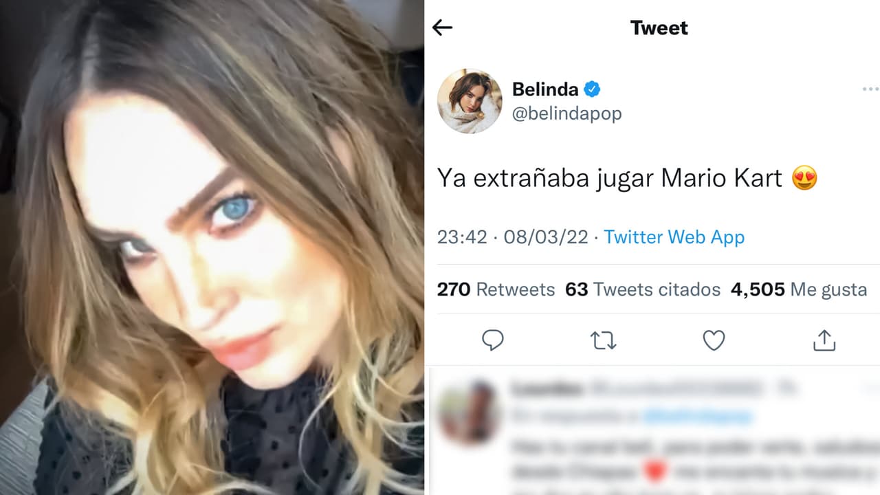 Este fue el mensaje que Belinda compartió con sus fans.