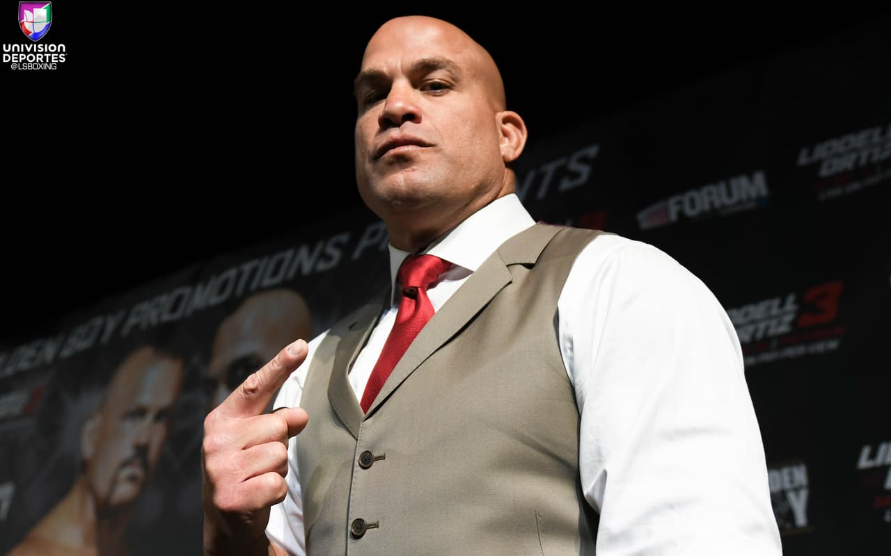 Los luchadores, que ya se han enfrentado dos veces, comparecieron en rueda de prensa.