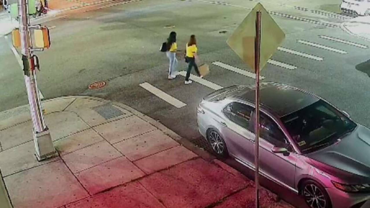 Revelan imágenes del fatal atropellamiento de dos mujeres ecuatorianas en Newark